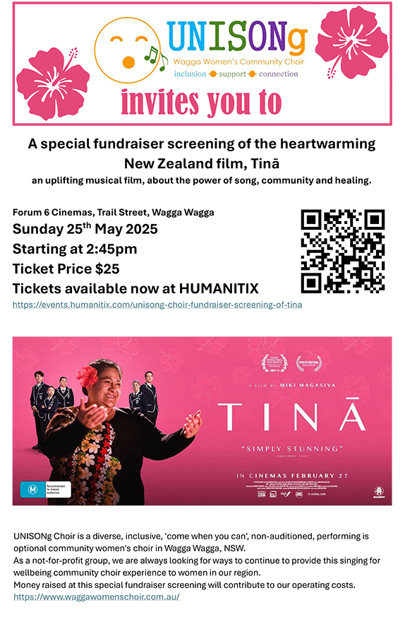 FILM FUNDRAISER FOR UNISONG